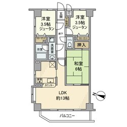 朝日プラザ桜ヶ丘IIIの物件間取画像